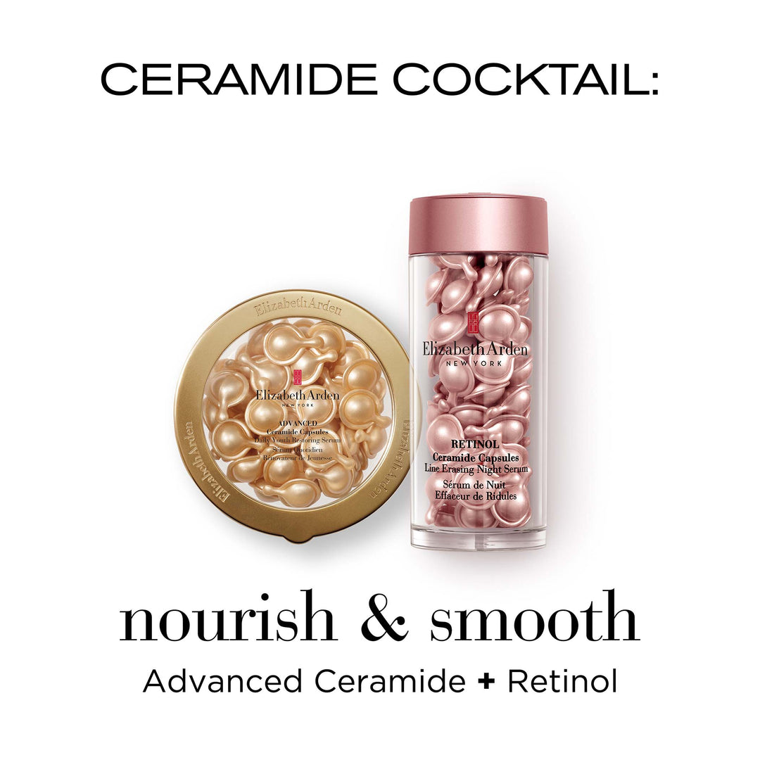 Nourish and smooth with advanced ceramide and retinol