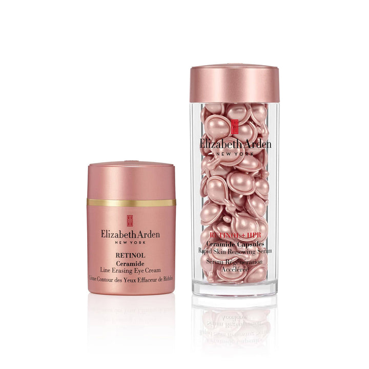 Retinol + HPR Ceramide Capsules Rapid Skin Renewing Serum and Eye Cream Set