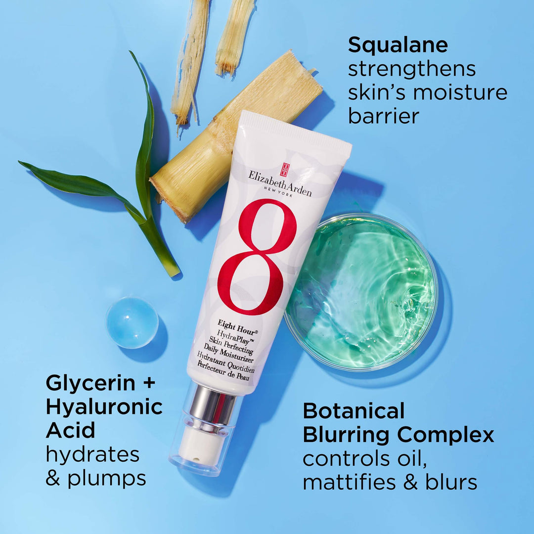 Key Ingredients- Squalane strengthens skin's moisture barrier. Glycerin + Hyaluronic Acid hydrates and plumnps. Botanical Blurring Complex controls oil, mattifies and blurs