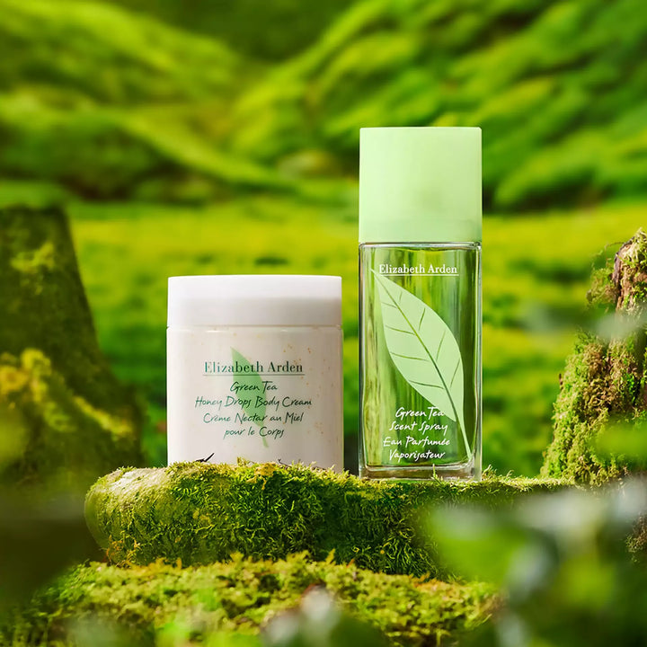 Stylized Duo- Green Tea Spray and Green Tea Honey Drops Body Cream